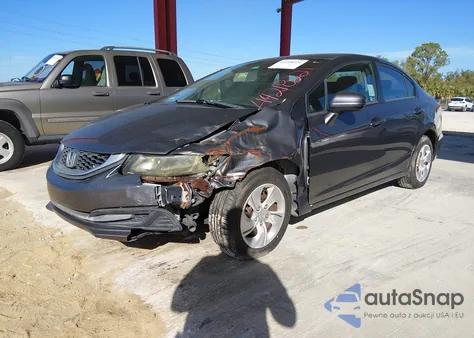 2014 Honda Civic Lx из США, поврежденный, VIN 19XFB2F53EE270065